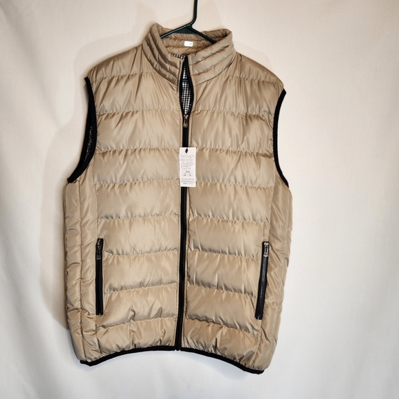 Xin YangNi Other - Men's Tan Puffer Vest XL Xin YangNi. Warm And Cozy